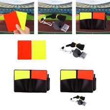Tarjetas de árbitro de fútbol compatibles con tarjeta roja y tarjeta amarilla