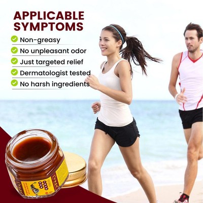 Red Headache Stomachache Painkiller Muscle Relieving Ointment-UDE X0X4