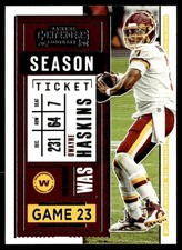 2020 Panini Contenders Dwayne Haskins Washington Football Team #6