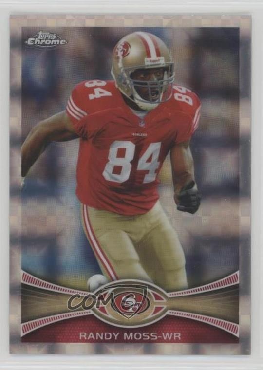 2012 Topps Chrome Retail X-Fractor Randy Moss #32 HOF 1h1t