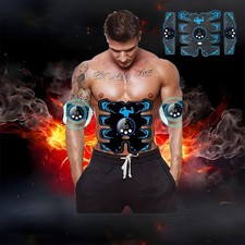 Muscle Stimulator Electronic Abs Muscle Toner Ab Machine Trainer EMS Abdominal