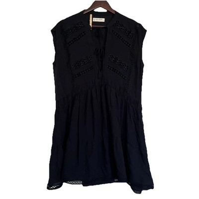 Lucky Brand Women's Crochet Lace Inset Mini Dress SZ M | eBay
