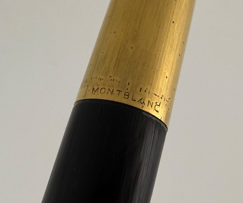 Vintage Rare Montblanc No. 224 Brushed Gold Plated Fountain Pen - 1960's - Picture 6 of 17