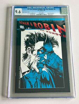 All Star Batman & Robin #8 CGC 9.6  RRP Neal Adams Variant Cover DC Comics
