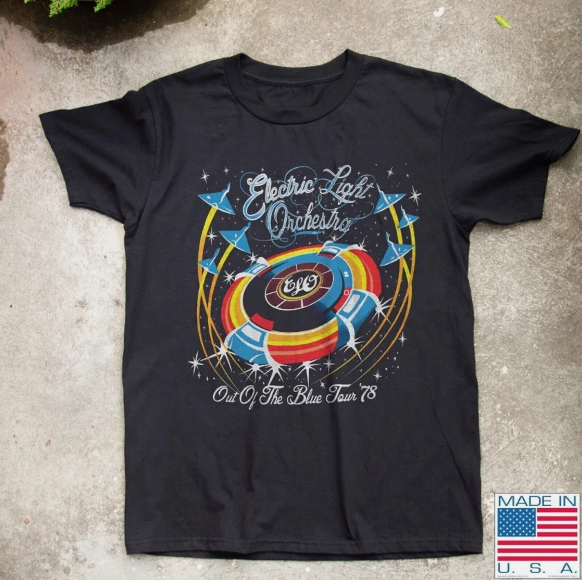 Electric Light Orchestra Out Of The Blue Tour 1978 T-Shirt S-4XL