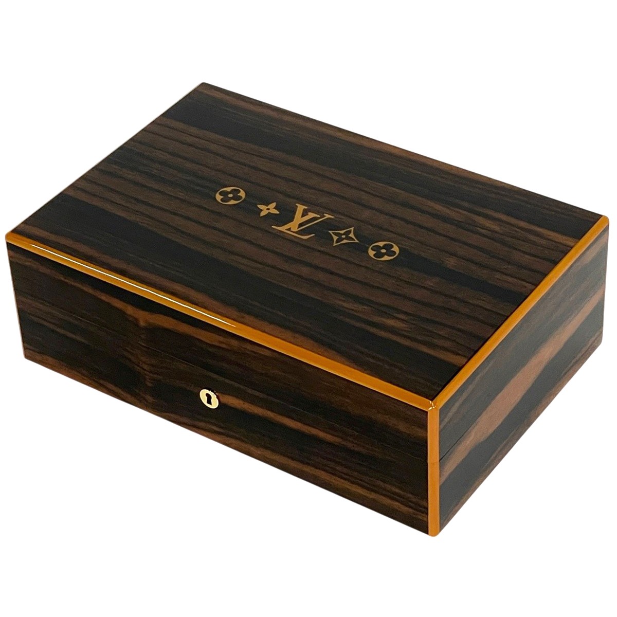 Louis Vuitton Monogram jewelry box Trunk Wood Brown Women | eBay