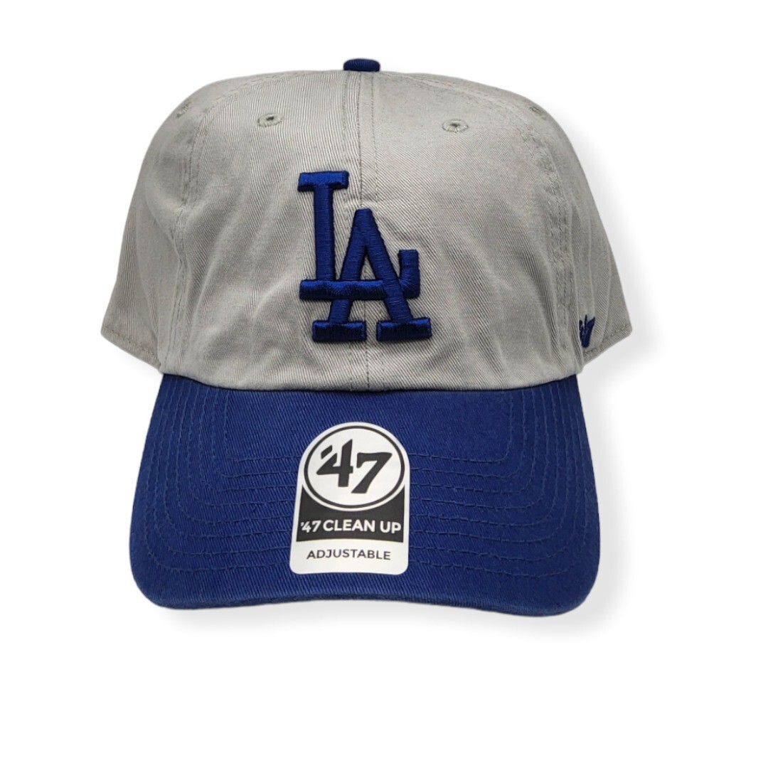 47 Los Angeles Dodgers Clean Up 2 Tone Gray/Royal Adjustable