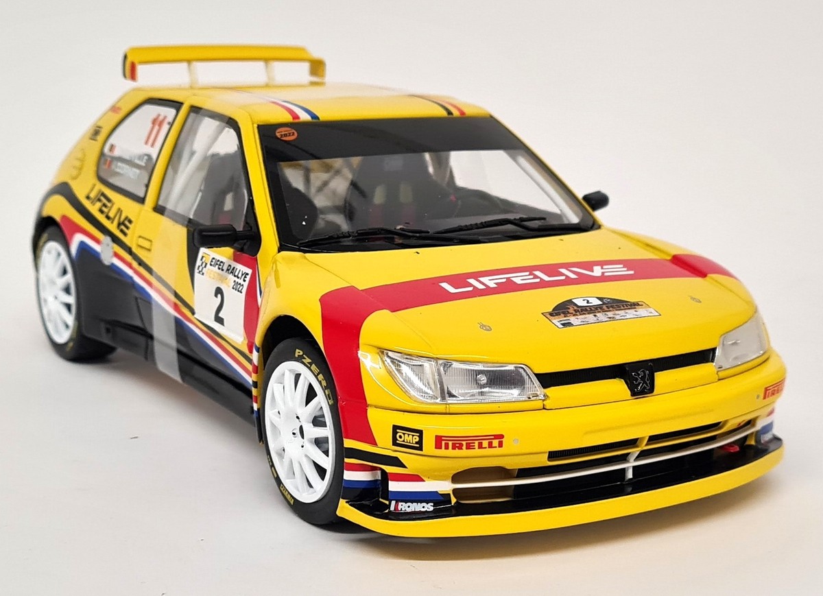 Solido 1/18 Peugeot 306 Maxi Rally Eifel Rallye Festival