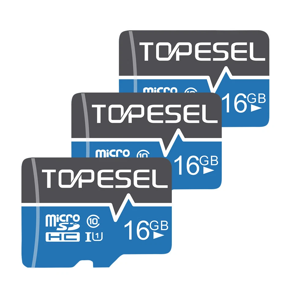 TOPESEL 16GB Ultra Micro SDHC SD Card C10 TF Cards Memory 1/10/100pcs Wholesale  - Image 3 of 4