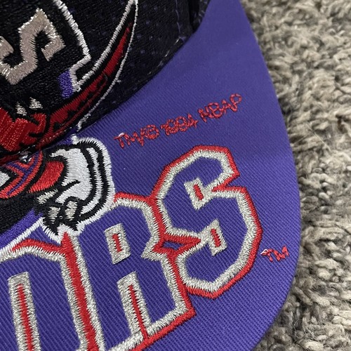 Vintage 90s 1994 Toronto Raptors Embroidered NBA Big Logo The Game Snapback Hat - Picture 2 of 7