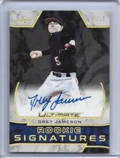 2019 Leaf Ultimate Draft DREY JAMESON Gold Prismatic Auto RC 4/10 Diamondbacks