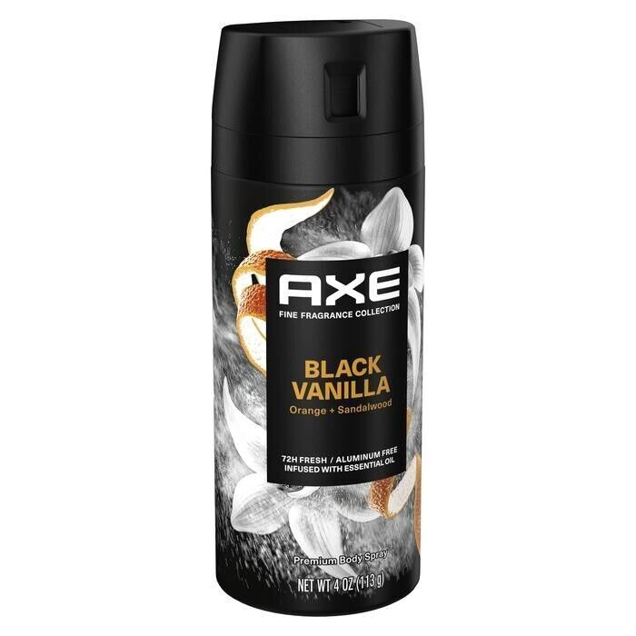 Axe Body Spray Black Vanilla 4 oz | eBay