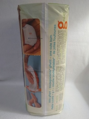 Pack of 40 Size Small gDiapers Biodegradable gRefills gPants Refills New Package - Picture 4 of 12