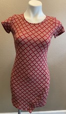 Cap Sleeve Spandex Dress Stretch Form Fitting Fabric Gorgeous! Size S