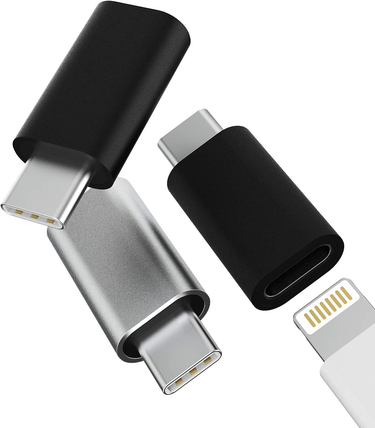 3Pack,Usb C Female to Compatible with Male Adapter Type C Power Charge