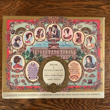 Pride and Puzzlement: a Jane Austen Puzzle: A 1000-Piece Jigsaw Puzzle Featuring