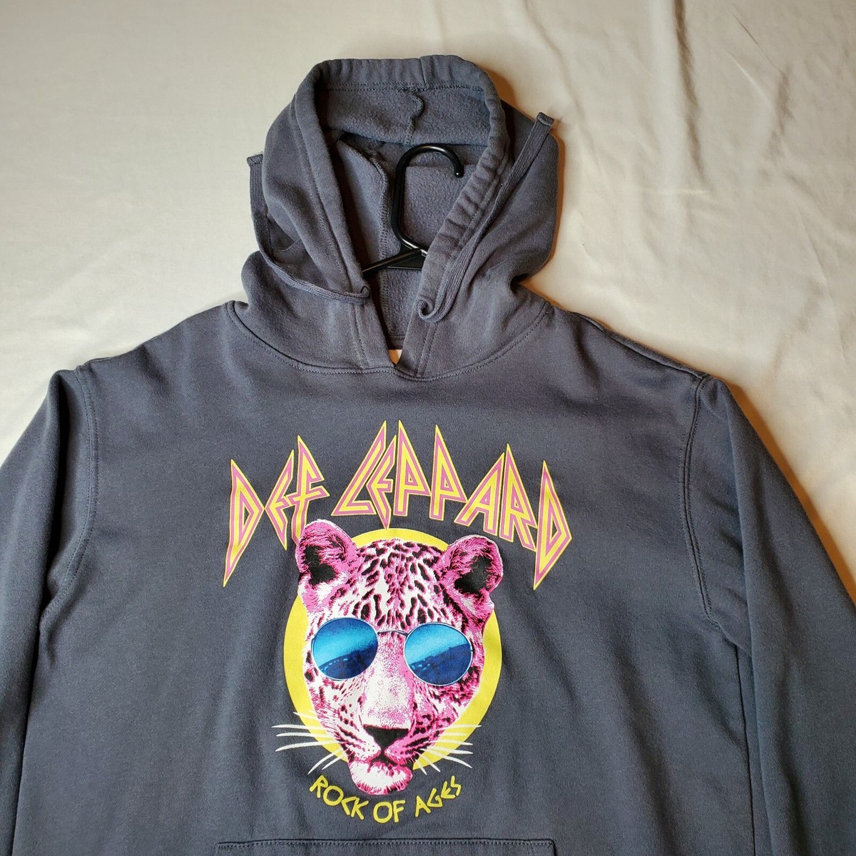 トップス 9090 girl Charcoal Pink Leopard Hoodie L zip-front-hoodie-pink-