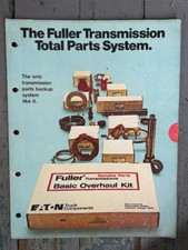 Rare Original Vintage Eaton Fuller Truck Transmission Brochure Trifold