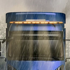 61.4" LED Strobe Light Bar Amber Emergency Light Beacon Warning Tow Car Trucks