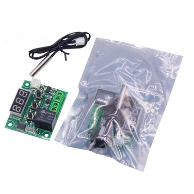 2Pcs XH-W1209 DC12V  Digital Temp Thermostat Temperature Control Switch Plate B