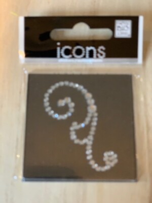 CRYSTAL STICKERS GEMSTONES SWIRL CRYSTAL SWIRL FLOURISH