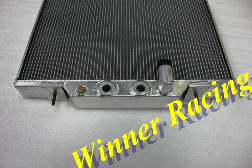 For Maserati Mexico Tipo AM112 4.7L 8V 1966-1973 ALUMINUM RADIATOR 56mm - Imagem 4 de 4