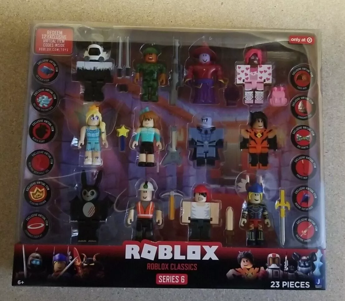  Roblox Classics Series 4 Twenty-One Piece Set 12 Exclusive  Virtual Codes : Toys & Games