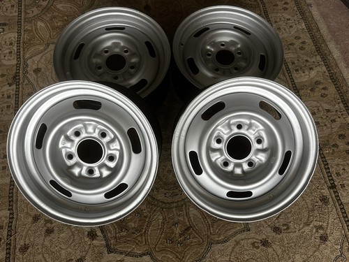 GM ORIGINAL 14X6 YW RALLY WHEELS SS CAMARO,NOVA,CHEVELLE DISC BRAKE K-1-9 - Picture 10 of 12