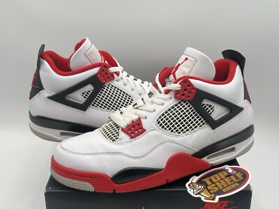 Air Jordan 4 Fire Red 2020 Size 10.5 Used Rare Retro Authentic