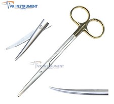 T/C Germany Tungsten Carbide Inserts Metzenbaum Scissors Curved 7" Blunt/Blunt