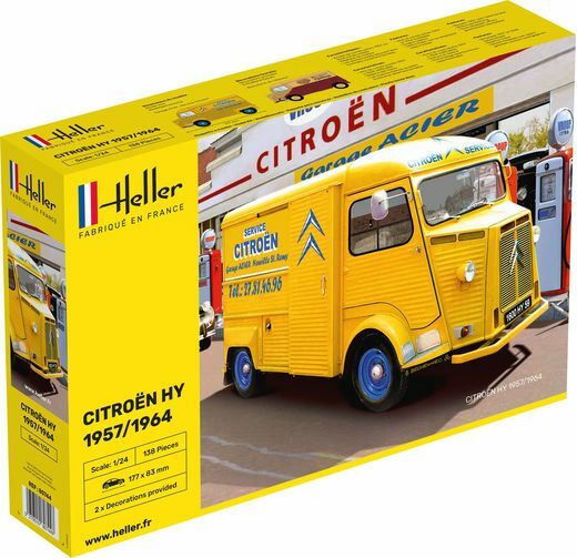 Maquette Citroën HY Service échelle 1/24 Heller 80744 en plastique à monter
