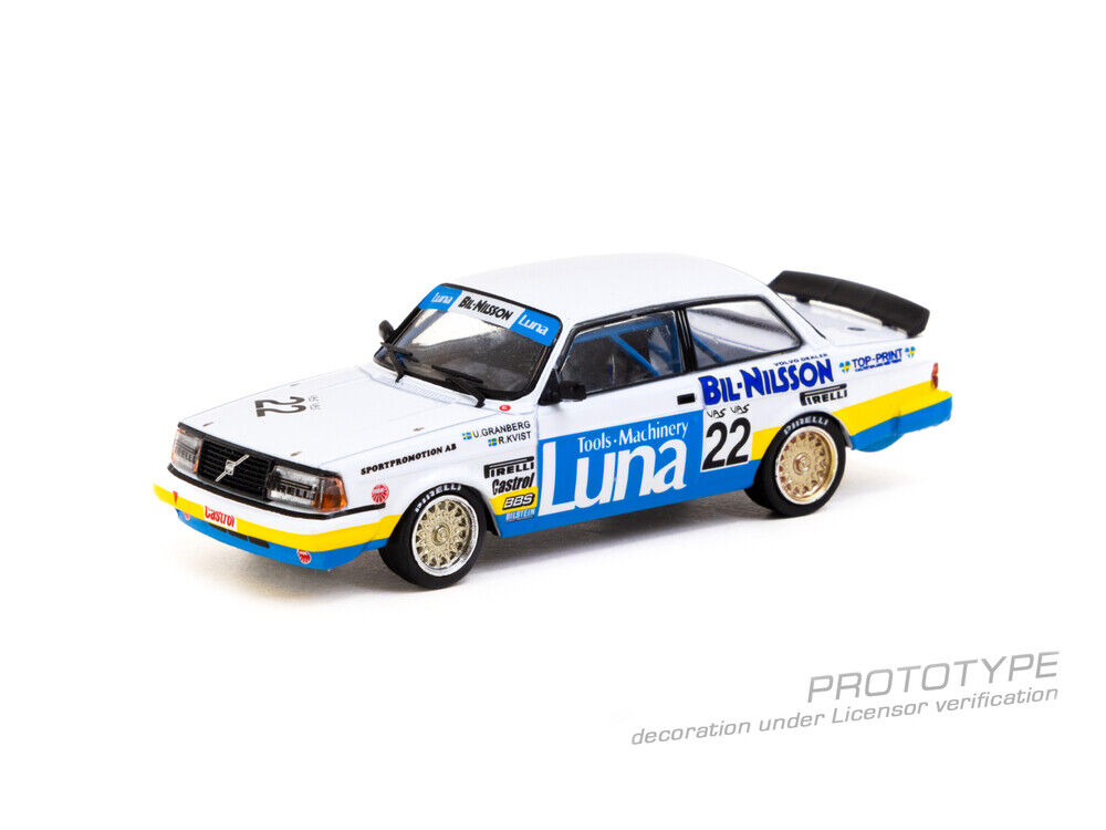 In Stock) Tarmac Works 1/64 Volvo 240 Turbo ETCC Zolder 1984