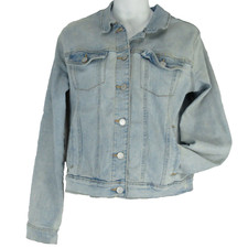 Old Navy Denim Jacket Youth Girls Plus XXL 2XL Stretch Jean Denim Light Wash