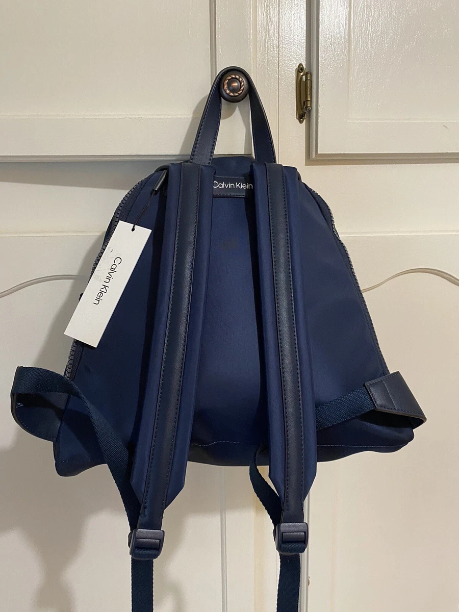 Calvin klein backpack navy blue outlet