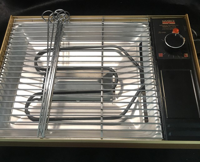 Vintage Maverick Ventless Indoor Electric Barbecue Grill BBQ Grill Model MI1505 eBay