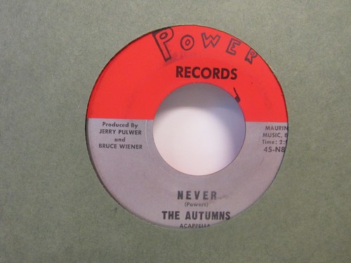 The Autumns Exodus / Never Doo Wop 7" 45 RPM - Picture 2 of 2