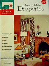 Singer SSL102 HOW TO MAKE DRAPERIES sewing library series 1960 32pg booklet