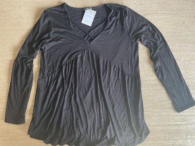 Heimish USA Black Top Cut Out Long Sleeve Size 3XL BNWT