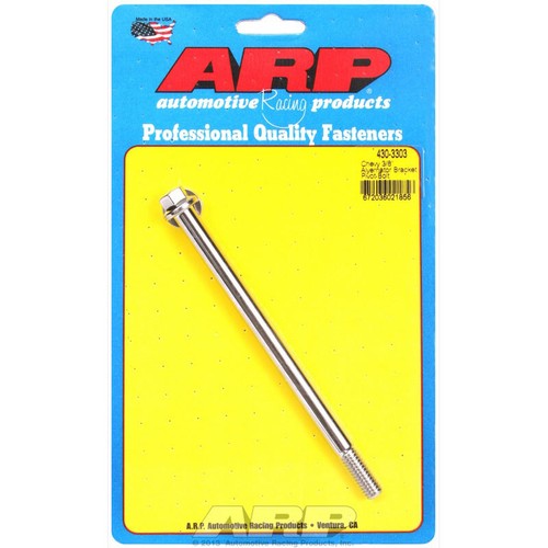 ARP Alternator Bracket Bolt 4303303; Stainless Hex Head, 6.45" for SBC