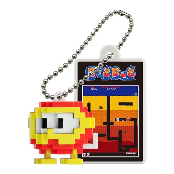 Japan Capsule Toy Gashapon Namco Museum dot figure Cham Dig Dug