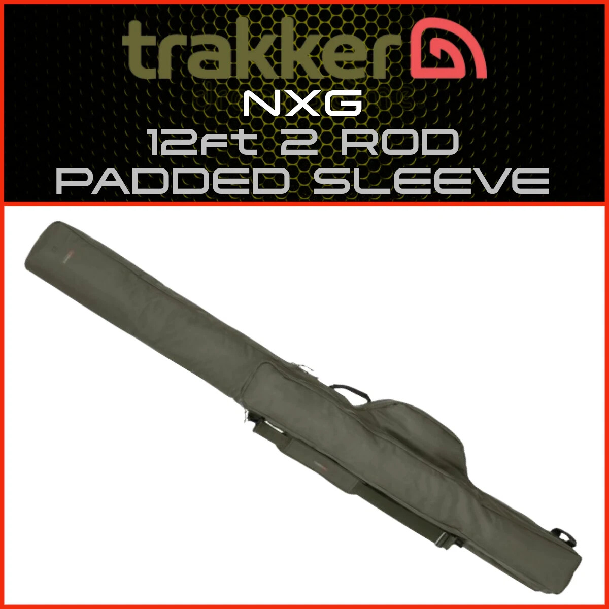 TRAKKER NXG 12ft 2 ROD PADDED SLEEVE - NEW | CARP FISHING LUGGAGE RANGE