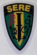 Survival Evasion Resistance Escape SERE School Sticker Waterproof D113