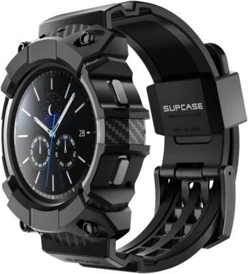 SUPCASE Watch Case Watch Strap Band New For 2021 Samsung Galaxy Watch 4 (46mm)