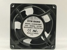 SYM BANG 12038 A12038V2MBT 230V 50/60Hz 12W Plug-in Cooling Fan