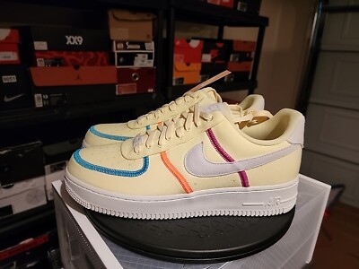Size 11.5 - Nike Air Force 1 '07 Low LX Stitched Canvas - Melon Tint 2020 | eBay