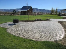 12 Paver Molds Make 100s of 6x6x1.5" Castle Cobble Stones for Pennies. FAST SHIP