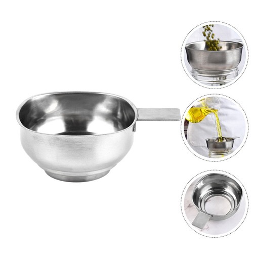 Imbuto per conserve bocca larga bocca larga imbuto in metallo imbuto da cucina - Foto 4 di 12