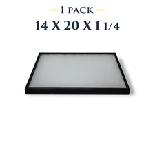 14 x 20 x 1 1/4 Riker Display Case Box for Collectibles Jewelry Arrowheads    