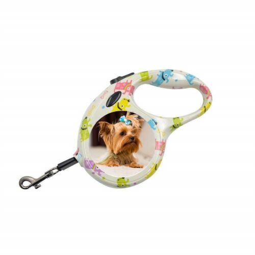 Personalisierte Foto/Name einziehbare Haustierleine - Hund Design - Bild 2 von 8