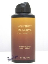 BATH  BODY WORKS WHISKEY RESERVE MEN'S BODY SPRAY 3.7 OZ